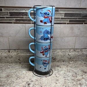 Disney Stitch Stackable Stitch Mugs Set